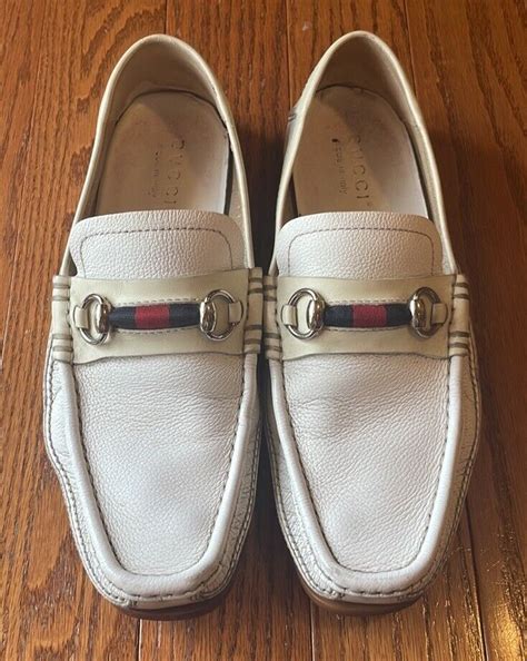 gucci driving loafers white saks fifth|Women's Gucci Designer Oxfords & Loafers .